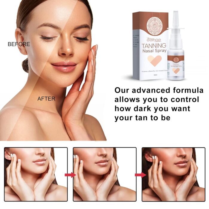 Eelhoe Tanning Nasal Spray​ Sunless Tanning Mist for Natural-Looking Tan